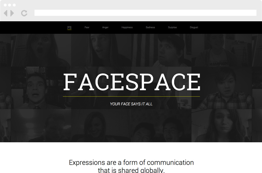 Facespace Homepage